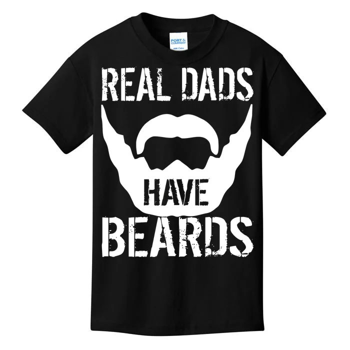 Real Dads Have Beards Kids T-Shirt