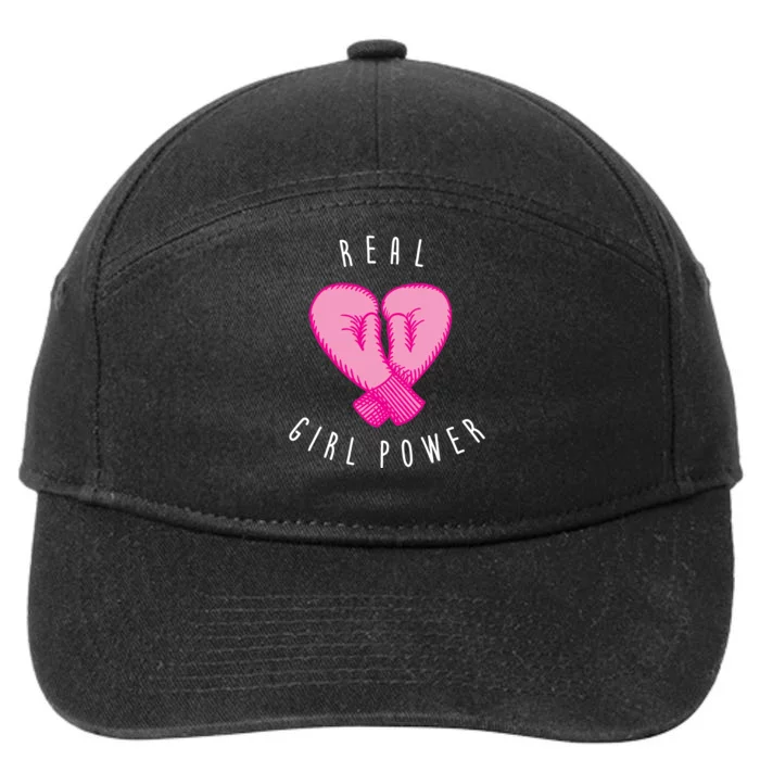 Real Girl Power Boxing 7-Panel Snapback Hat