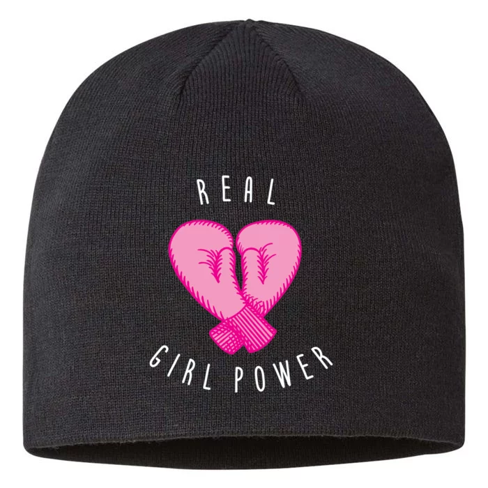 Real Girl Power Boxing 8 1/2in Sustainable Knit Beanie