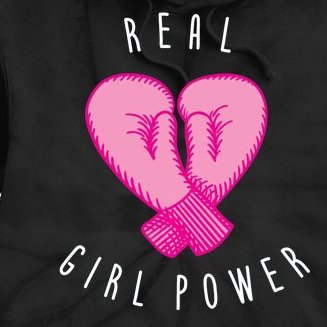 Real Girl Power Boxing Tie Dye Hoodie