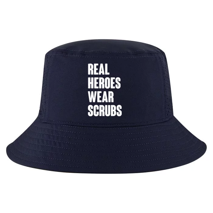 Real Heroes Wear Scrubs Support Cool Comfort Performance Bucket Hat