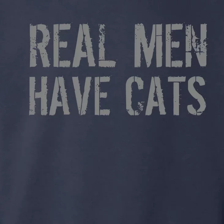 Real Men Have Cats Funny Toddler Hoodie