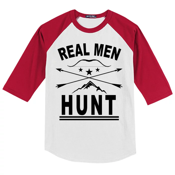 Real Men Hunt Kids Colorblock Raglan Jersey