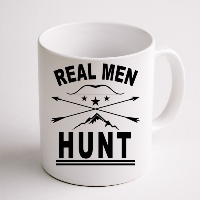 Real Men Hunt Front & Back Coffee Mug