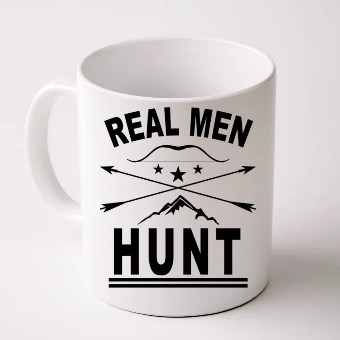 Real Men Hunt Front & Back Coffee Mug