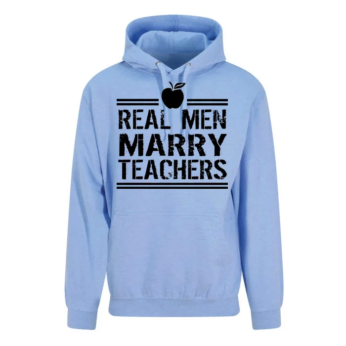 Real Men Marry Teachers Unisex Surf Hoodie