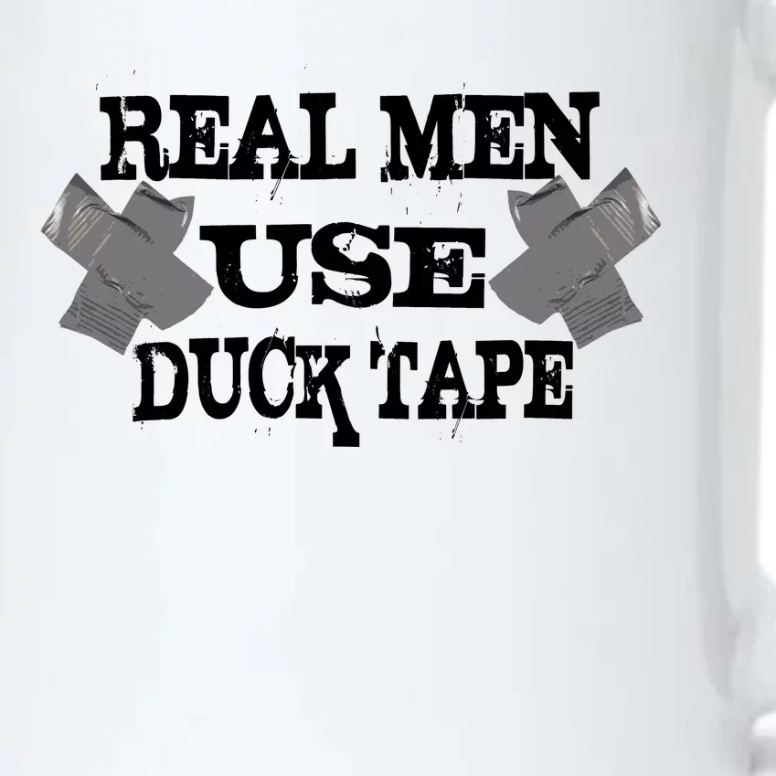 Real Men Use Duck Tape Black Color Changing Mug