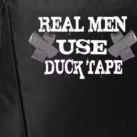 Real Men Use Duck Tape City Backpack