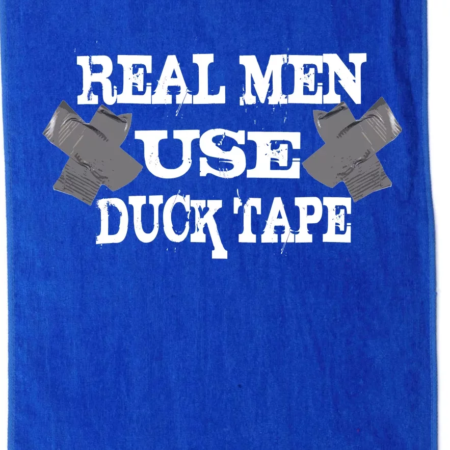 Real Men Use Duck Tape Platinum Collection Golf Towel