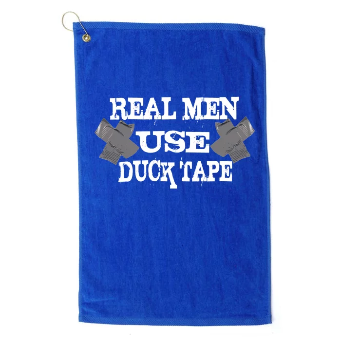 Real Men Use Duck Tape Platinum Collection Golf Towel