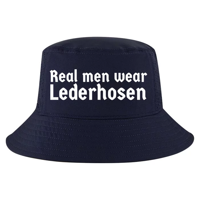 Real Men Wear Lederhosen Cool Comfort Performance Bucket Hat