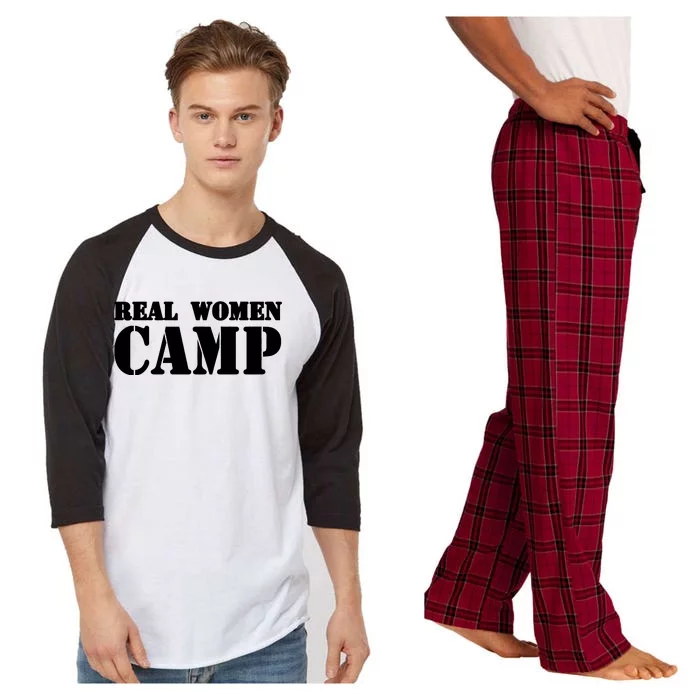 Real Women Camp Raglan Sleeve Pajama Set