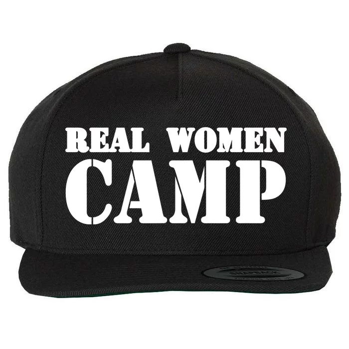 Real Women Camp Wool Snapback Cap