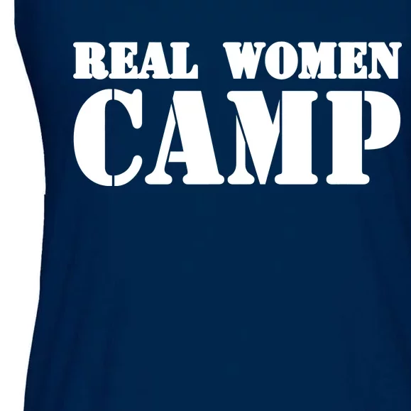 Real Women Camp Ladies Essential Flowy Tank