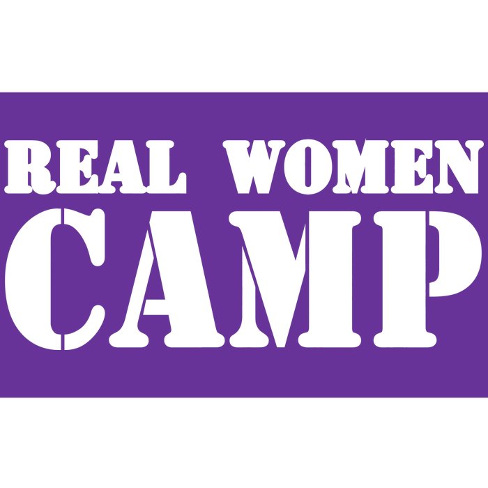 Real Women Camp Bumper Sticker