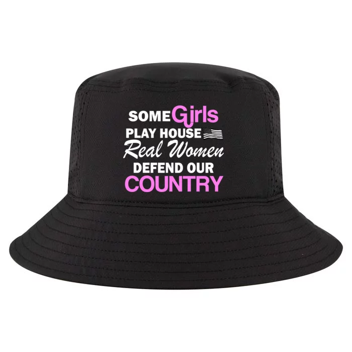 Real Women Defend Our Country Cool Comfort Performance Bucket Hat