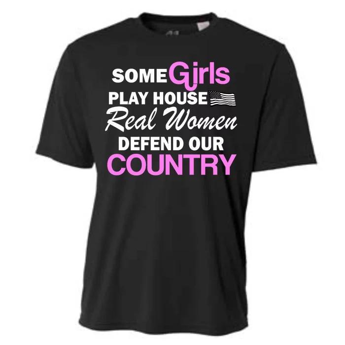 Real Women Defend Our Country Cooling Performance Crew T-Shirt