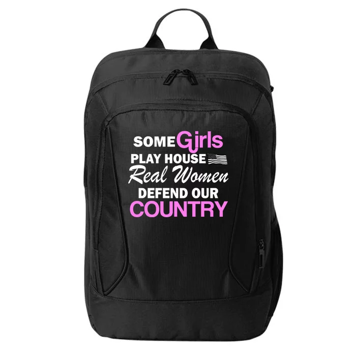 Real Women Defend Our Country City Backpack