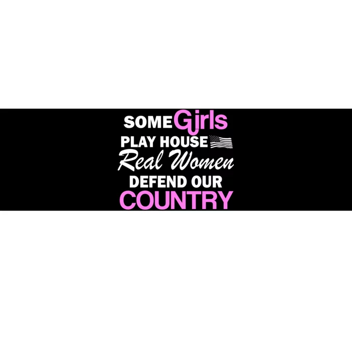 Real Women Defend Our Country Bumper Sticker