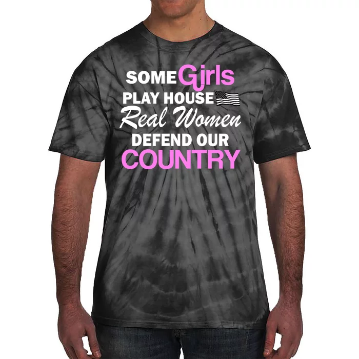 Real Women Defend Our Country Tie-Dye T-Shirt