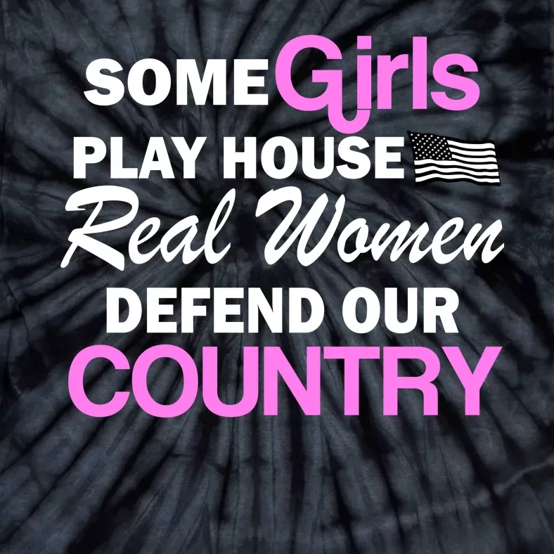 Real Women Defend Our Country Tie-Dye T-Shirt