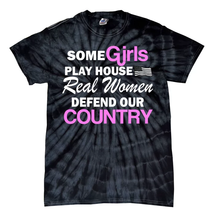 Real Women Defend Our Country Tie-Dye T-Shirt