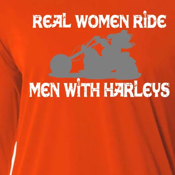 Real Women Ride Men With Harleys Cooling Performance Long Sleeve Crew