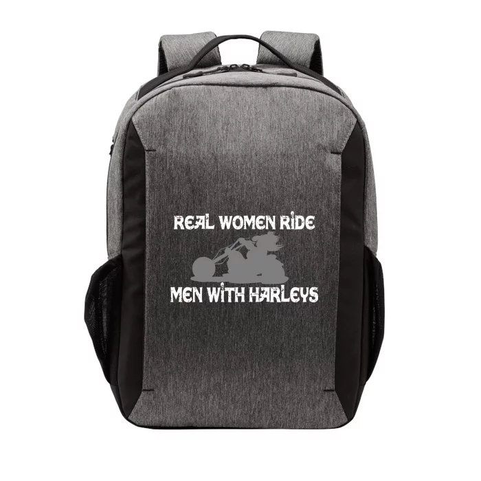 Real Women Ride Men With Harleys Vector Backpack