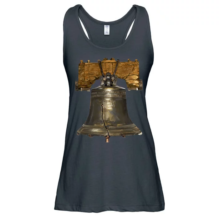 Realistic Liberty Bell Ladies Essential Flowy Tank