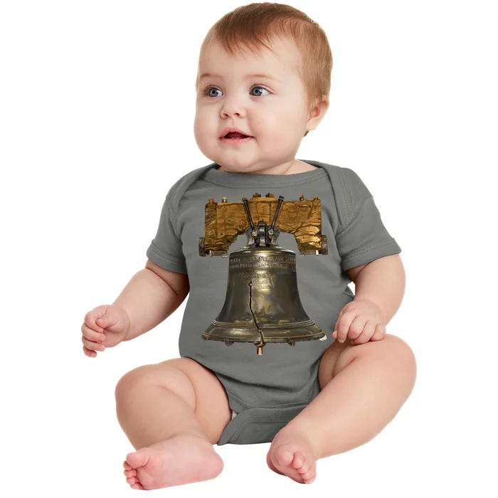 Realistic Liberty Bell Baby Bodysuit