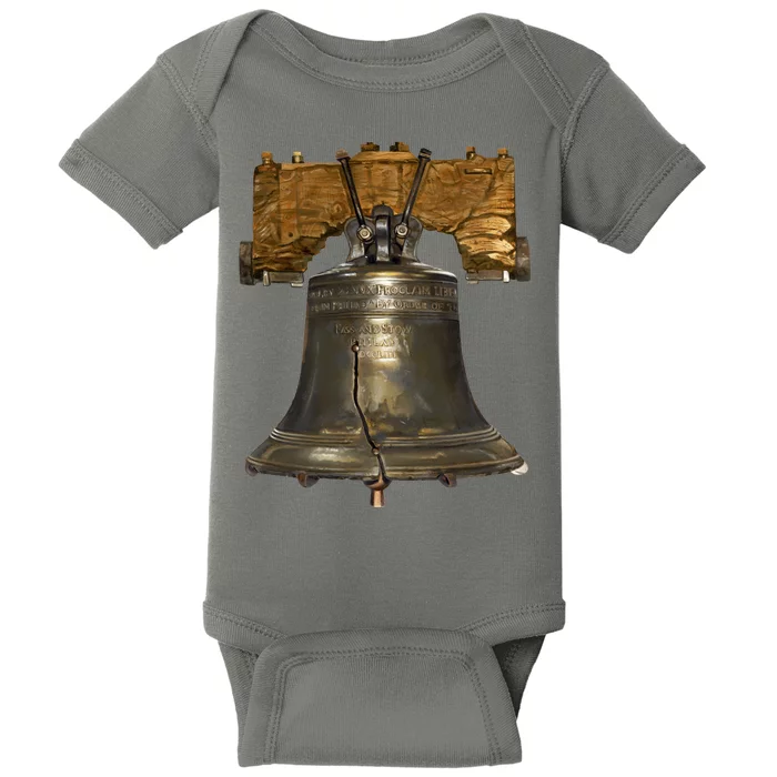 Realistic Liberty Bell Baby Bodysuit