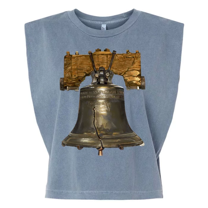 Realistic Liberty Bell Garment-Dyed Women's Muscle Tee