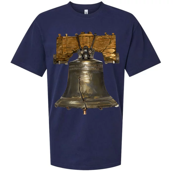 Realistic Liberty Bell Sueded Cloud Jersey T-Shirt