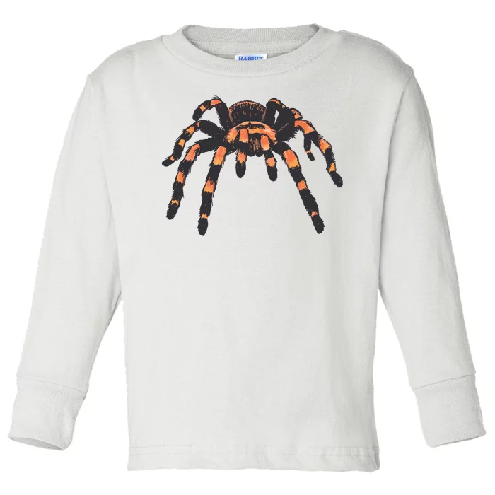 Realistic Tarantula Toddler Long Sleeve Shirt