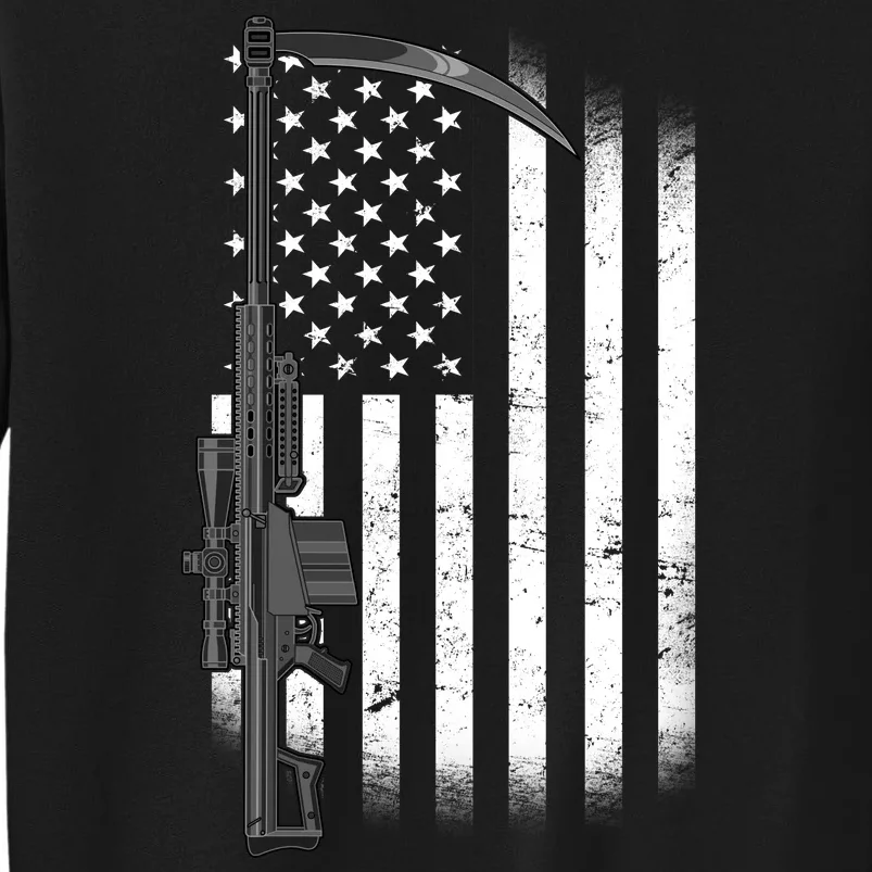 Reapers Gun Flag Tall Sweatshirt