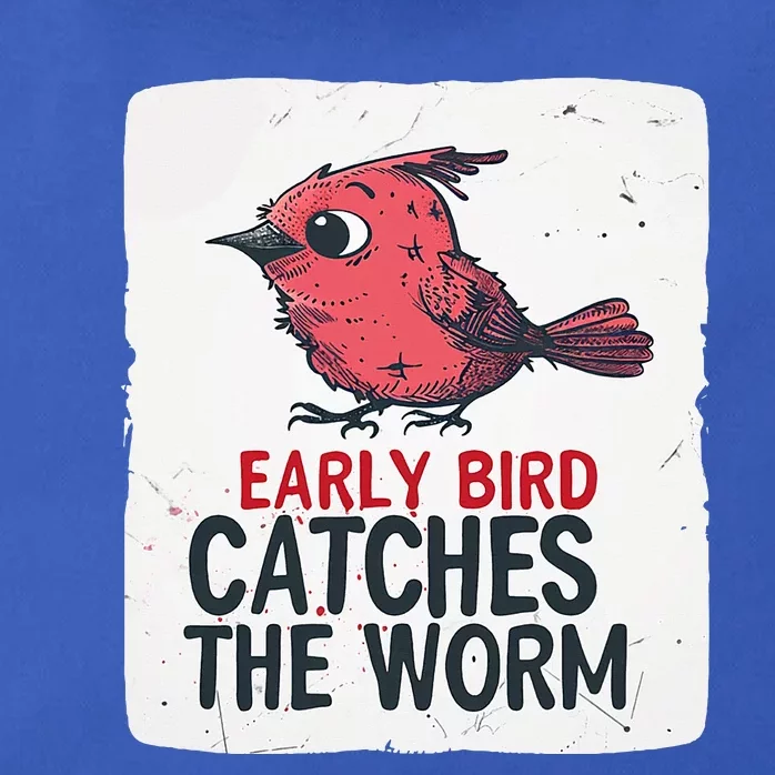 Red Early Bird Costume For Worm Idiom Speech Lovers Zip Tote Bag