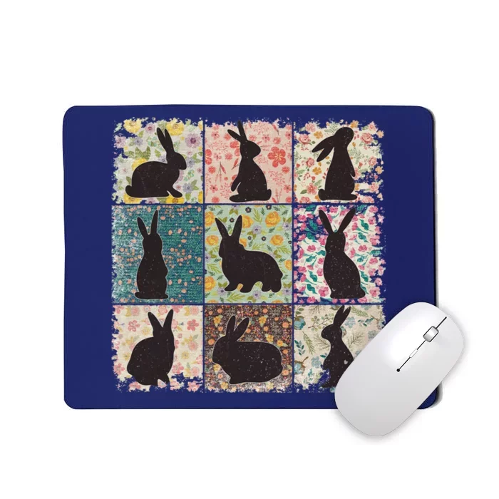 Retro Easter Bunny Mousepad