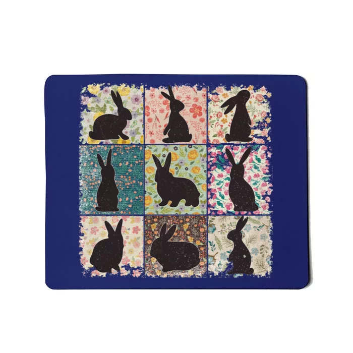 Retro Easter Bunny Mousepad