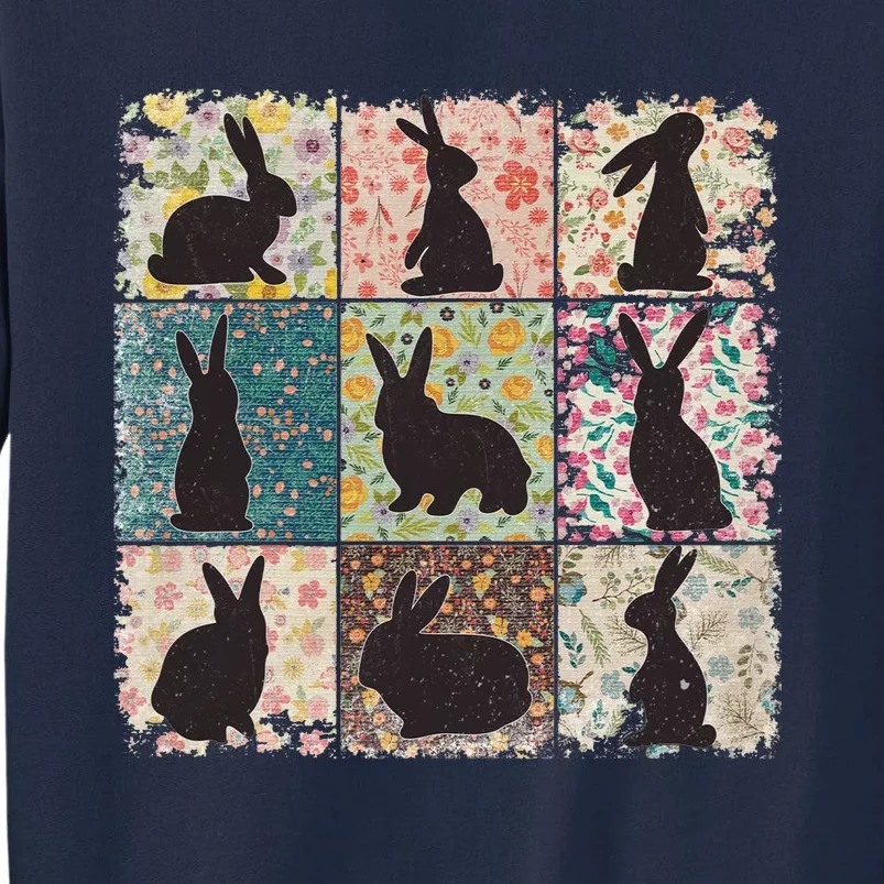 Retro Easter Bunny Tall Sweatshirt