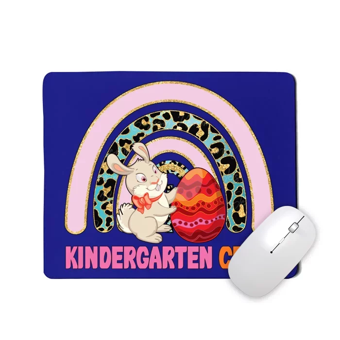 Rainbow Easter Bunny Funny Teacher Crew Gift Mousepad