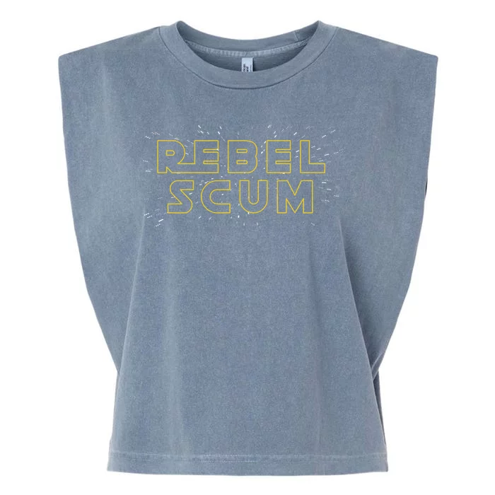 Rebel Scum Garment-Dyed Women's Muscle Tee