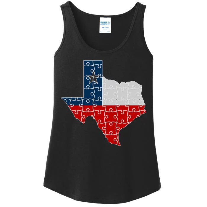 Rebuilding Texas Jigsaw Ladies Essential Tank