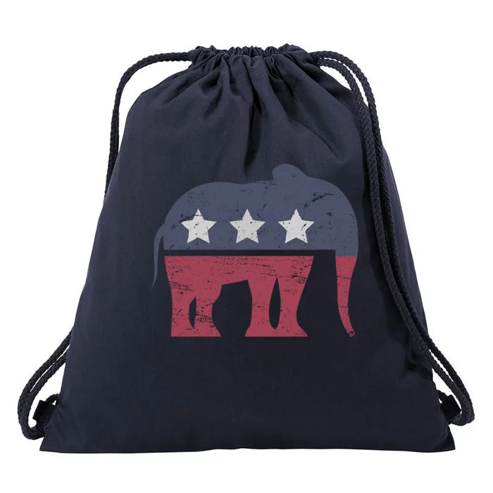 Republican Elephant Cool Support Donald Trump Cute Gift Drawstring Bag