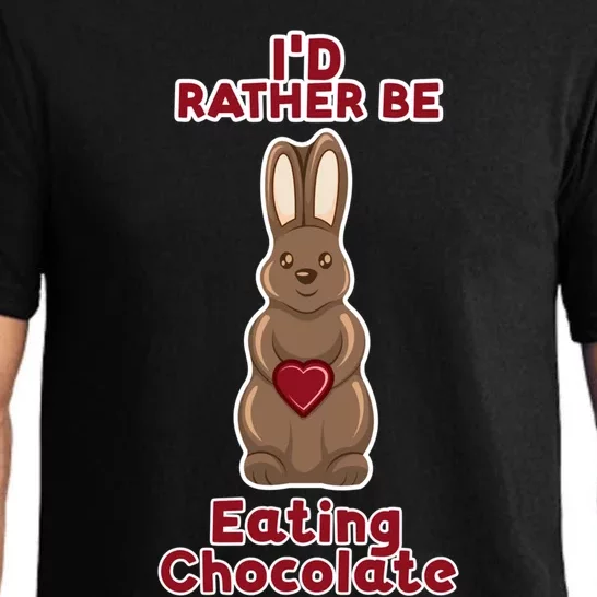 Rather Eating Chocolate Cocoa Lover Chocolatier Cute Gift Pajama Set