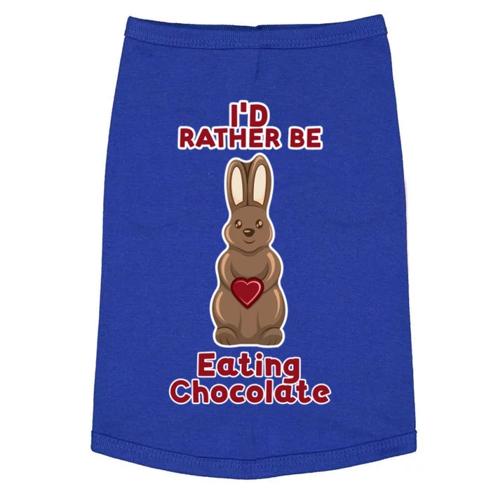 Rather Eating Chocolate Cocoa Lover Chocolatier Cute Gift Doggie Tank