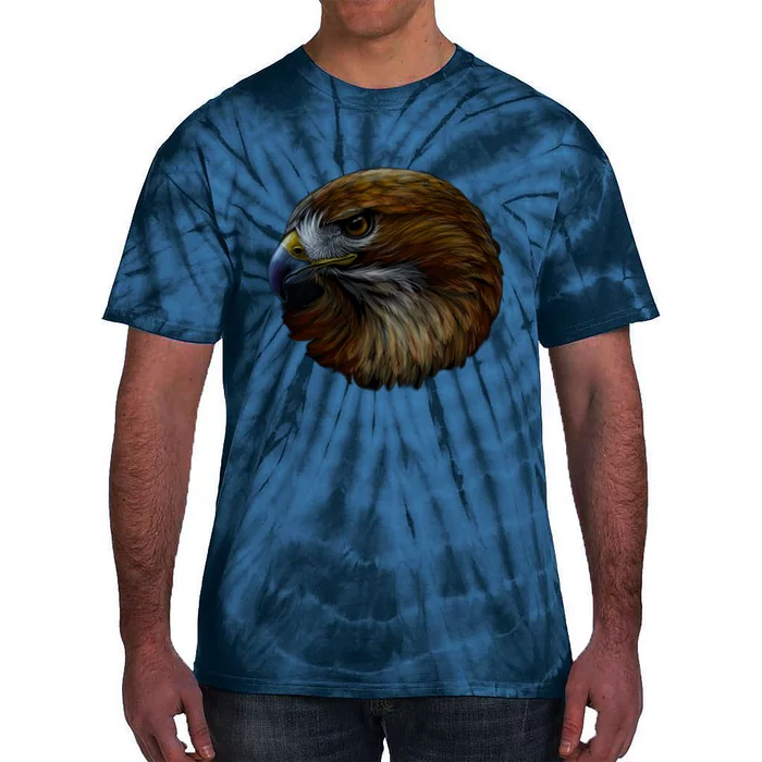 Realistic Eagle Close Up Tie-Dye T-Shirt