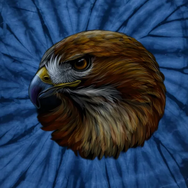 Realistic Eagle Close Up Tie-Dye T-Shirt