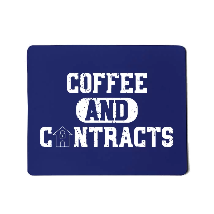 Real Estate Contracts Coffee Realtor Broker Agent Mousepad