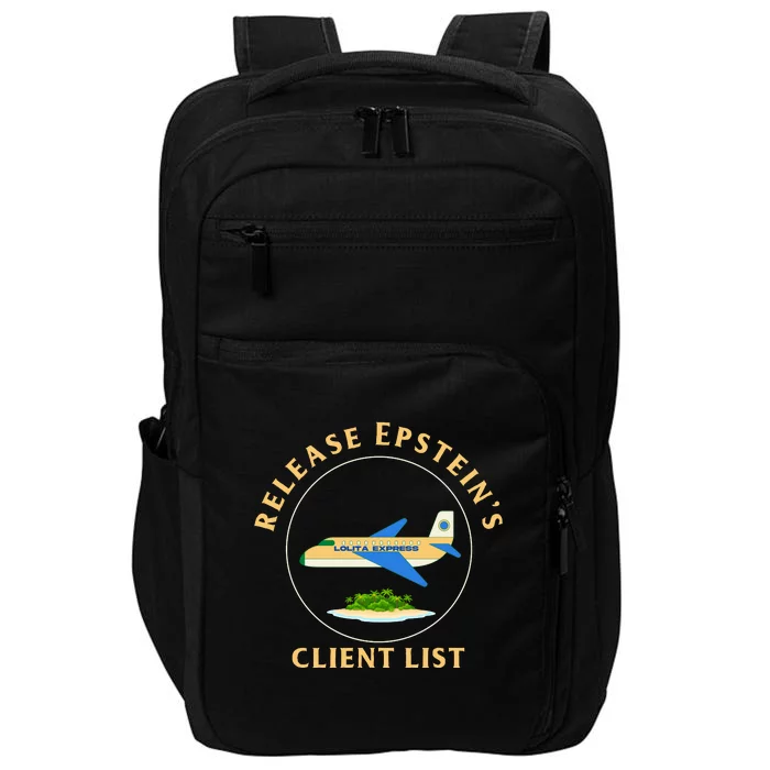 Release Epstein's Client List Impact Tech Backpack