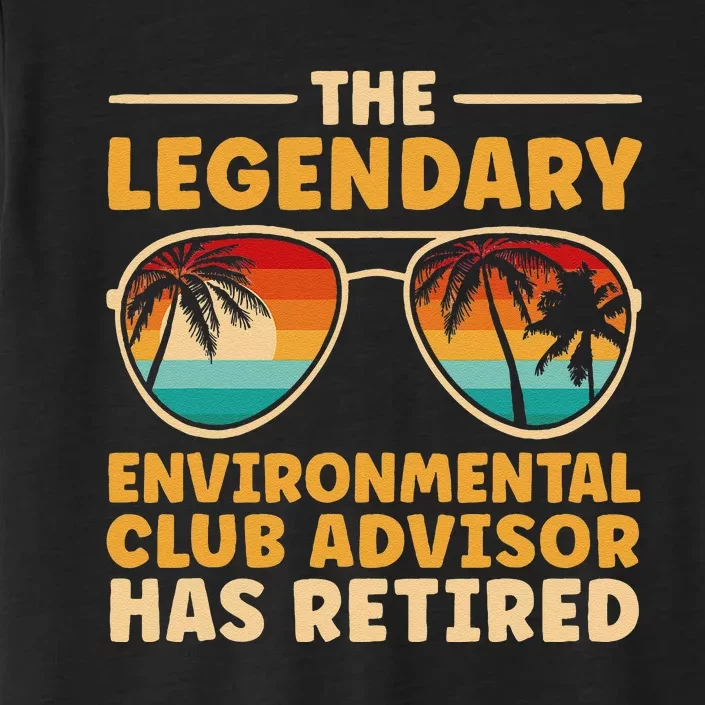 Retirement Environmental Club Advisor Retired ChromaSoft Performance T-Shirt